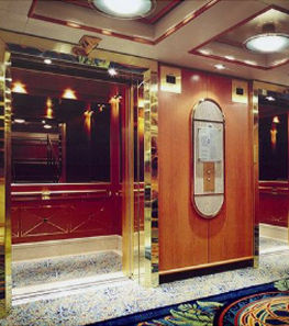 Cabinas de elevador para aplicación marina